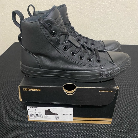 Mens Converse Hi Black sz 6 - Picture 1 of 6
